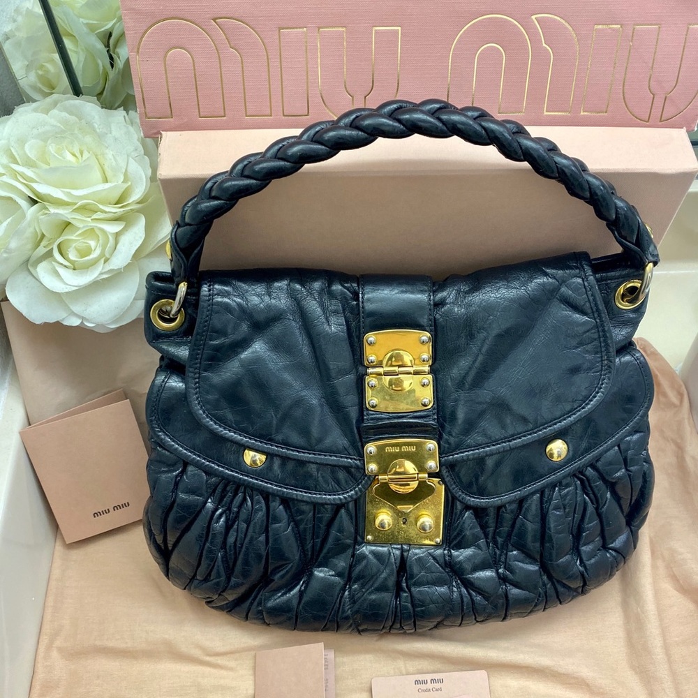 MIU MIU MATALESSE 2WAY CROSSBODY LARGE BAG
